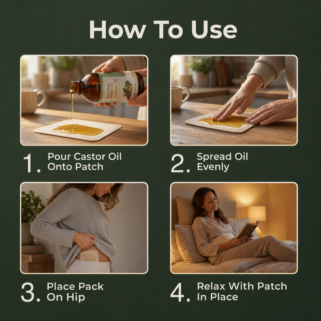 Castor Oil With Patches