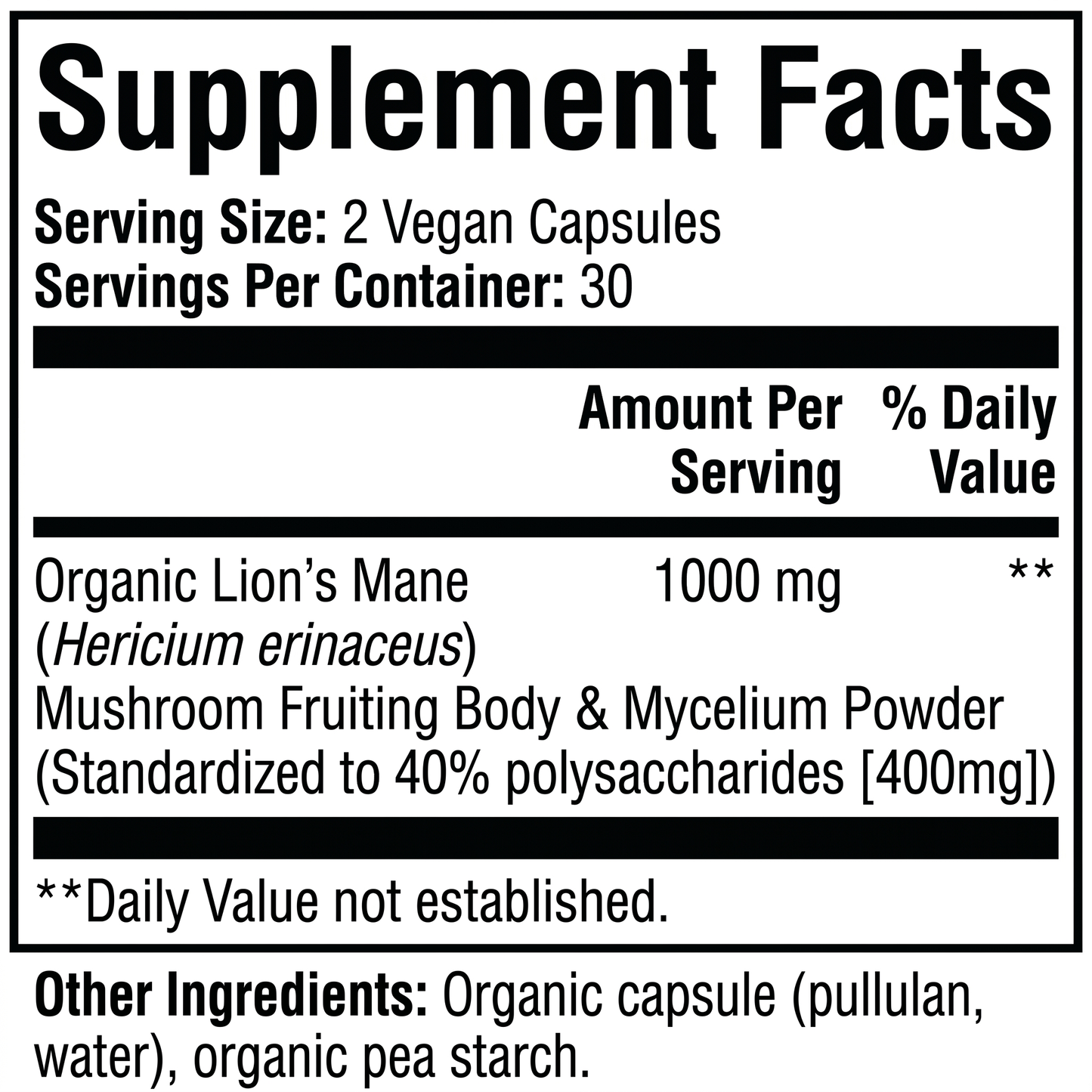 Vital® Lion's Mane Mushroom